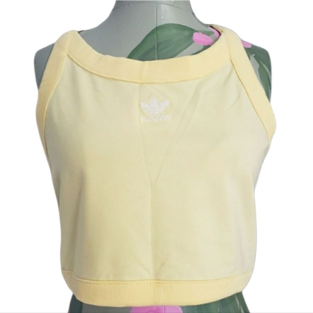 Adidas Original 3 stripper Crop Women's Tank Top - Picture 5 of 7